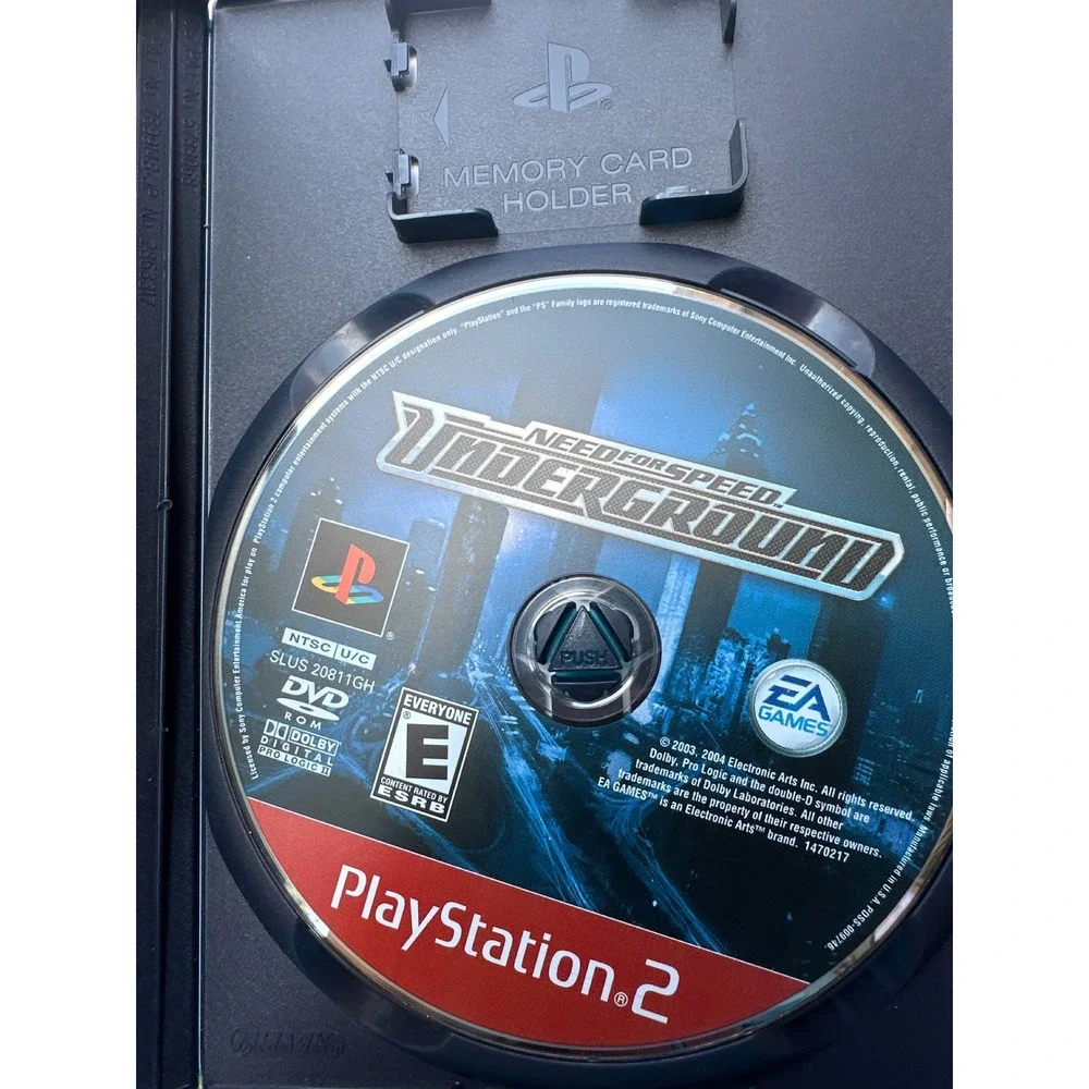 Need for Speed Underground PS2 PlayStation 2 Greatest Hits SLUS 20811GH